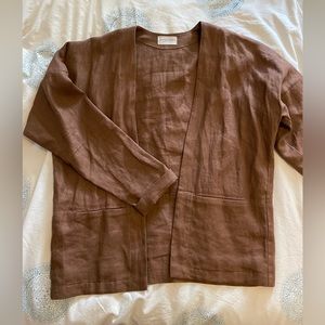 Korinne Vader linen jacket